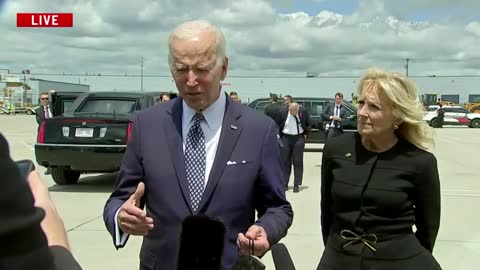 PRES. BIDEN: MORE GUUN CONTROL UNLIKELY - WE HAVE ENOUGH LAWS ON THE BOOKS