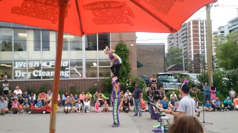 Street Zap circus show Port credit Mississauga Ontario