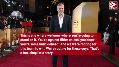 George Clooney's Message to Filmmakers.