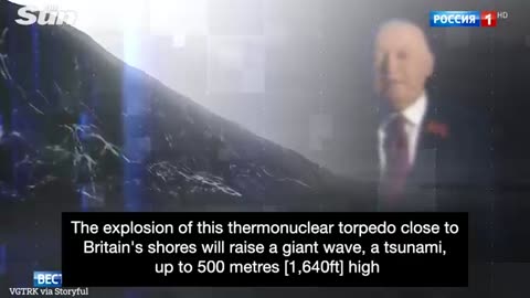 Russia warns UK's nuclear annihilation with giant radioactive tsunami & Satan-2 missiles