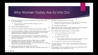 Weekly Webinar #21 - “Why Women Today Are So Into D_s