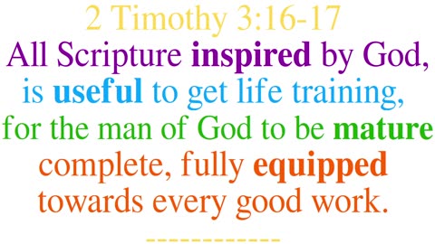 2Timothy3 Script Inspired @Relate4ever