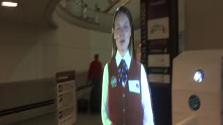 American Lady Greeting You at Beijing Airport in March 2013