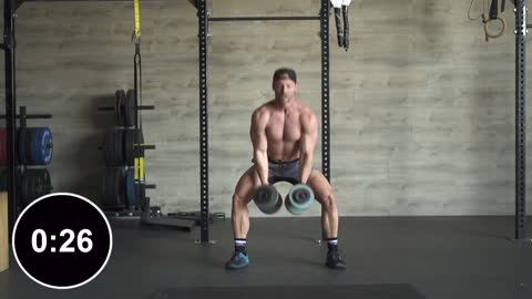 14 Minutes FAT BURNING WORKOUT using only DUMBBELLS