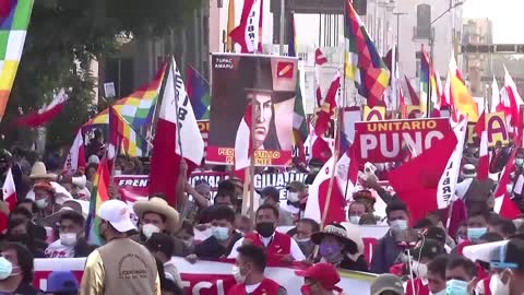 Thousands march in Peru as election result drags