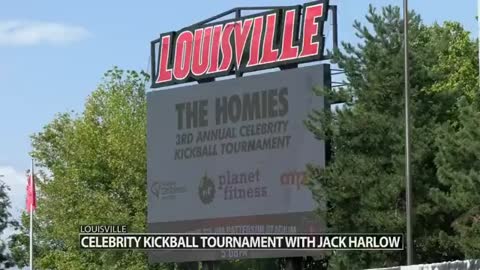 Jack Harlow and former U of L, UK stars participate in celebrity kickball tournament_batch