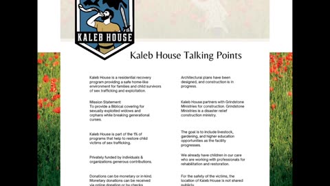 Kaleb house. Org