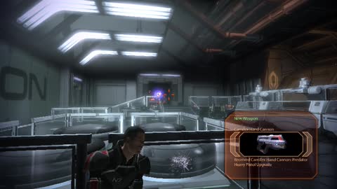 Miranda Helps Shepard To Survive Against Mechs In Recovery Labs Mass Effect 2 Mod Game-play