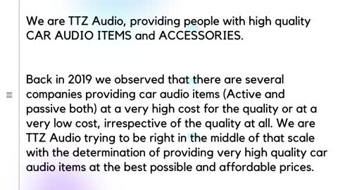About TTZ Audio