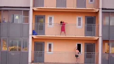 Russians Bop On Balconies In Lockdown Online Challenge