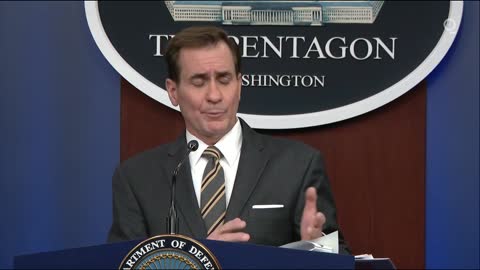 Pentagon Press Secretary John Kirby Feb 5, 2021 Holds Briefing -- Intrusion at home of Air Force One