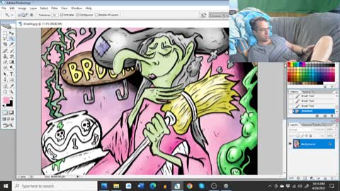 Lee Davis Draws Coloring Woefully Wicked Witch Page 3