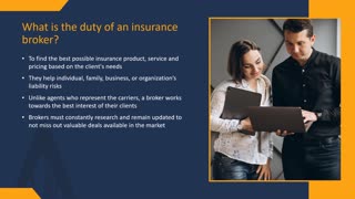 Where do insurance broker operate?