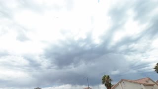Storm comes over North Vegas in 4k