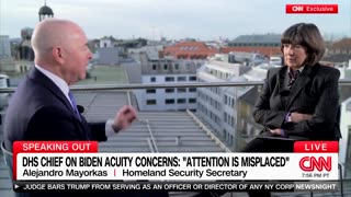 Alejandro Mayorkas defends Biden's rapidly declining cognitive fitness