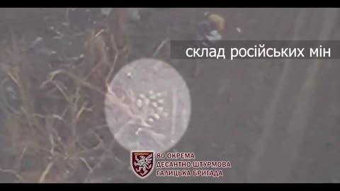 Aerial reconnaissance destroyed a warehouse with supplies and mines in a
