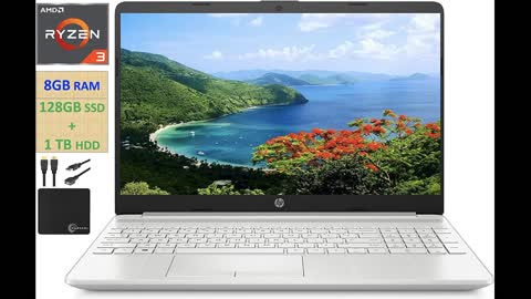 Review: 2021 HP Flagship 15.6” HD Laptop Computer, AMD Ryzen 3 3250U up to 3.5GHz (Beat Intel i...