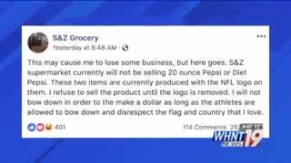 Alabama grocery store pulls Pepsi, Gatorade products with NFL logo because of 'disrespect'