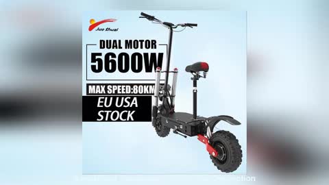 ✨ 5600W Dual Motor Electric Scooter 80KM/H E Scooter Hydraulic Suspension Foldable Electric Scooters
