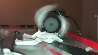 Shredding paper with a fan!