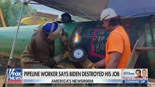 Laid Off Pipeline Worker Has Message for Biden That Americans Need to Hear