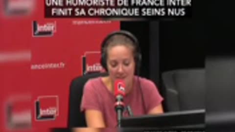 France Inter _ une humoriste termine sa chronique seins nus.
