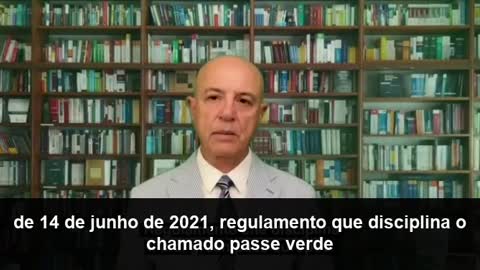 Advogado e Professor italiano Paolo Sceusa sobre green pass