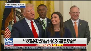 Sarah Sanders resigns her position