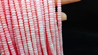 Pink Opal Smooth Roundle Shape Beads size 4mm Beautiful Pink Opal 20240501-01-08