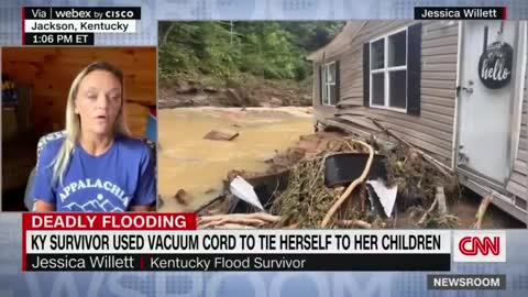 Kentucky flood survivor describes being in house as it was removed from foundation