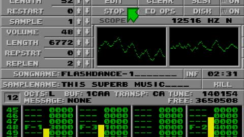 Amiga and Atari ST Protracker Music Mods - Flashdance