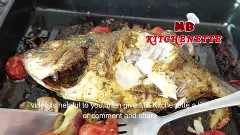 How to make a perfect grilled fish in oven!! Extra Tasty and Juicy Grilled Fish in Oven!!