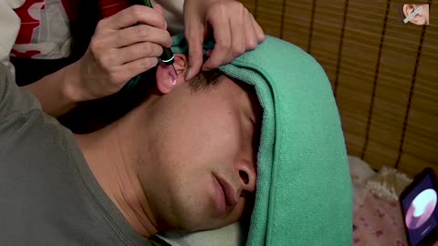 視覚的にきれいな外耳道 漢服の少女【 ミク 】日本秋葉原 Japanese Ear Cleaning treatment Akihabara Remake