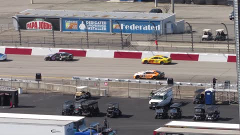 2022 Toyota Owners 400 Warm-up Laps, Pit Road Speed Checks, Green Flag, Opening Laps and 1st Caution