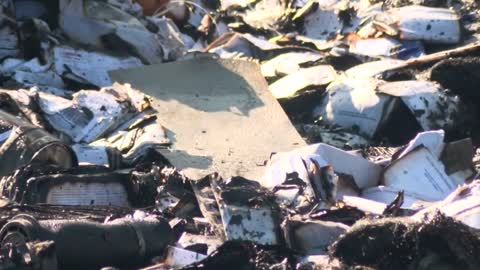 Dash camera_ One dead after semi-truck flies off overpass in Allen, Texas