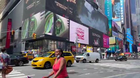 [4K] WALK Times Square NEW YORK City USA 4k Video Travel vlog #usa #newyork #timessquare