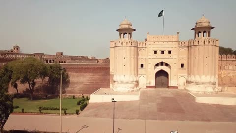 Old City Lahore Drone - Azadi Chowk - Orange Line Train - Badshahi Mosque