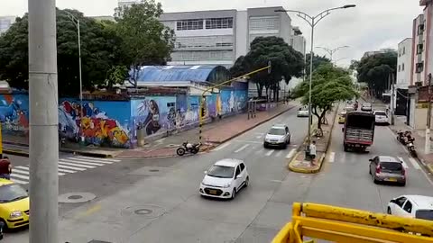 Video: Arrancó la recuperación de los semáforos vandalizados en Bucaramanga