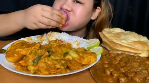 ASMR EATING MUTTON FAT CURRY, MUTTON CURRY,EGG CURRY, MUTTON DAAL CURRY