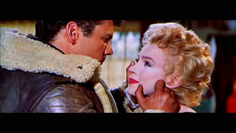 Marilyn Monroe 1956 Bus Stop scene remastered 4k