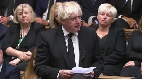 Watch in full_ Former prime minister Boris Johnson pays tribute to Queen Elizabeth II in Commons