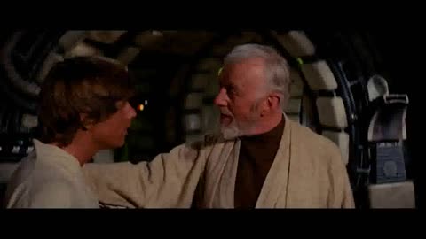 Light sabre training with a drone - Luke Skywalker Obi Wan Kenobi
