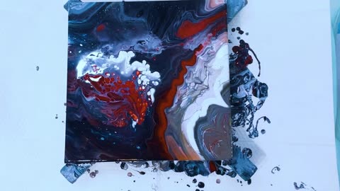 Seven Days of Pearls: Day #3 #fluidart #acrylicpour #abstractart