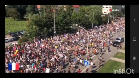 France Protests Compilation - Pass Sanitaire: Resistance! [August 21, 2021] #ArrestBillGates