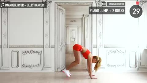 10 MIN BADASS HIIT - sweaty workout to Hip Hop Music, lots of punches & kicks I Pamela Reif