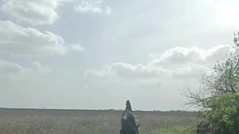 VDV Soldier Shoots Down a Ukrainian Leleka-100 Drone with a MANPADS