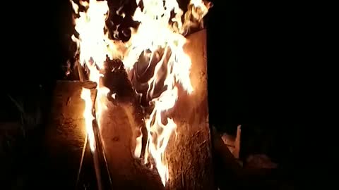 Fire in slow mo
