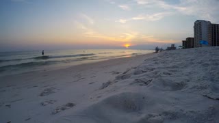 Sunset At The Beach Timelapse