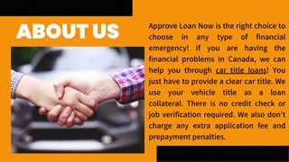 Get Immediate Cash With Car Title Loans | +1(844)452-4125