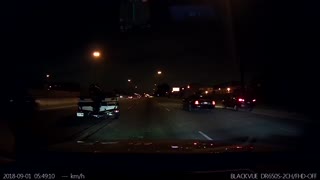 Driver Loses Boat in the Middle of Highway